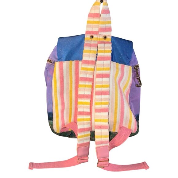 Juicy Couture Backpack Unicorn Spell Out Logo Gold Hardware Rare main image 5